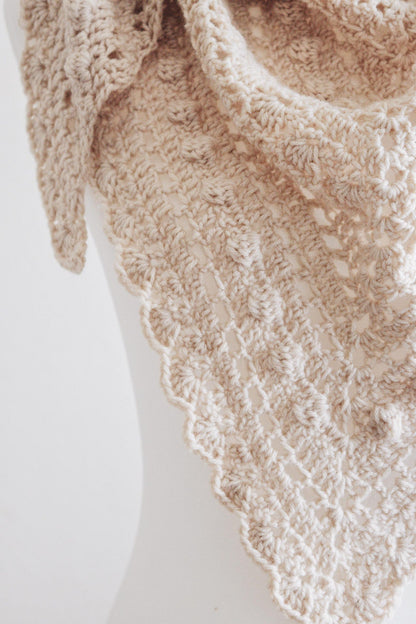 Bandana Triangle Scarf Crochet Pattern