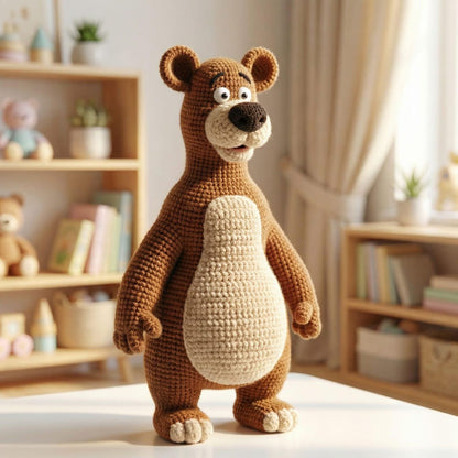 Big Cuddly Bear Crochet Pattern