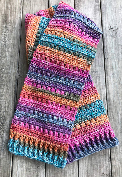 Textured Scarf Beginner  Crochet Pattern