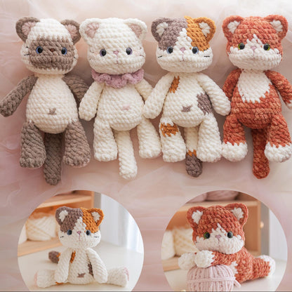 Splooty Kitties Amigurumi Crochet Pattern