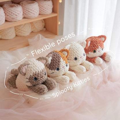 Splooty Kitties Amigurumi Crochet Pattern
