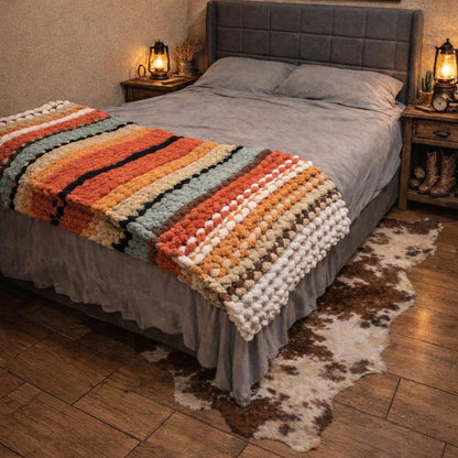 Chunky Knit Blanket Pattern
