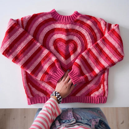 Heart Sweater Crochet Pattern