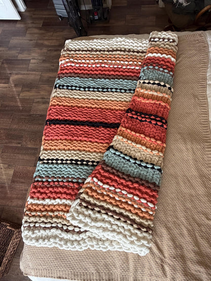 Chunky Knit Blanket Pattern