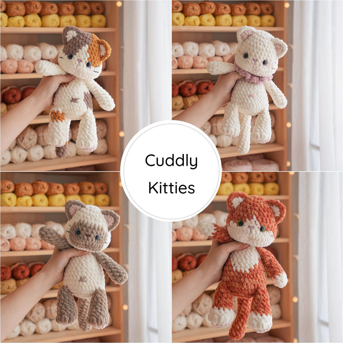 Splooty Kitties Amigurumi Crochet Pattern