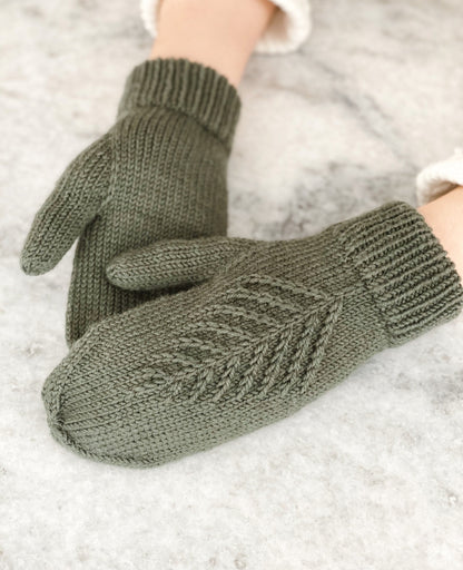 Spruce Mittens Knitting Pattern
