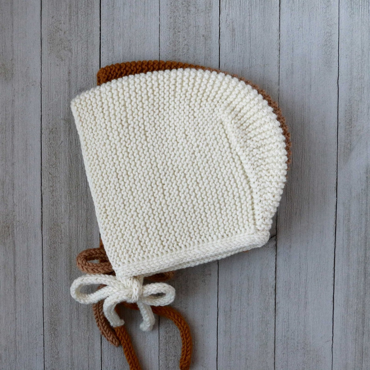 Easy  Baby Bonnet Knitting Pattern