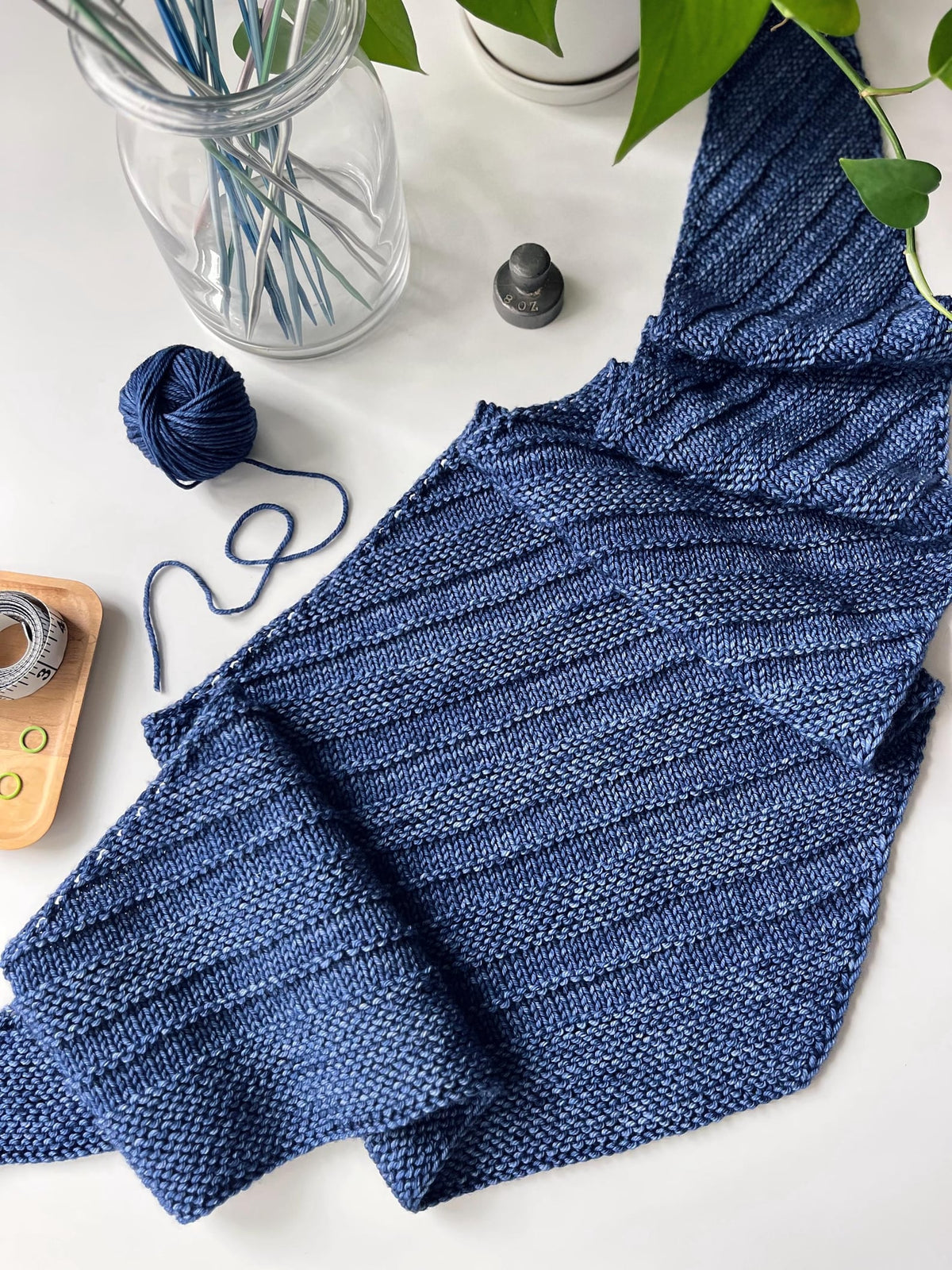 Easy to Knit Morning Walk Shawl Pattern