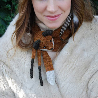 Whimsical Fox Scarf Knitting Pattern