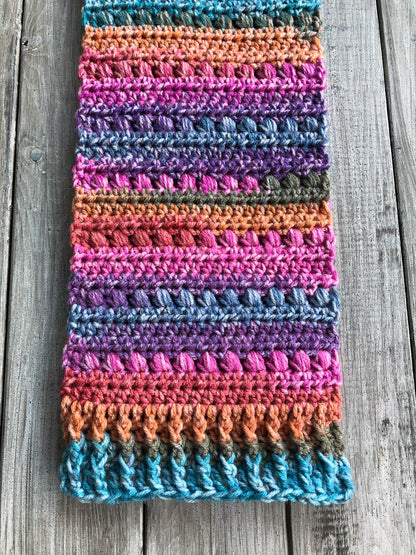 Textured Scarf Beginner  Crochet Pattern
