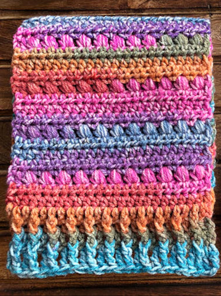 Textured Scarf Beginner  Crochet Pattern