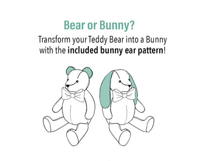 Memory Teddy Bear Sewing Pattern