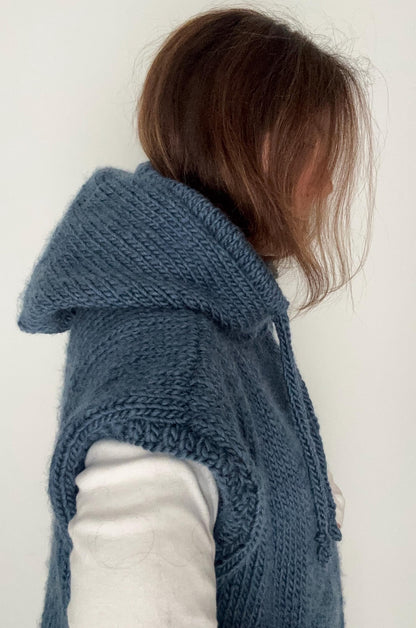 Streetwear Pocket Hoodie Knitting Pattern