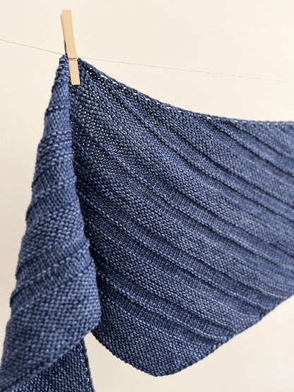 Easy to Knit Morning Walk Shawl Pattern