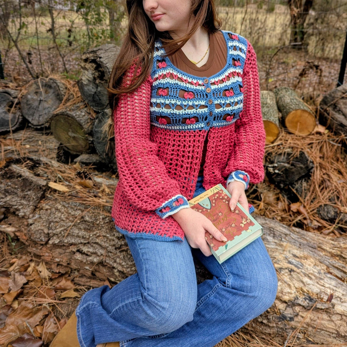 Cottage Apple Cardigan Crochet Pattern