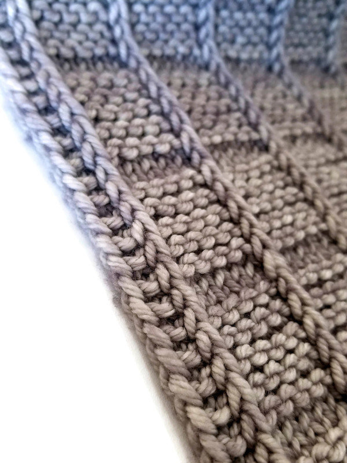 Textured Wrap Shawl Knitting Pattern