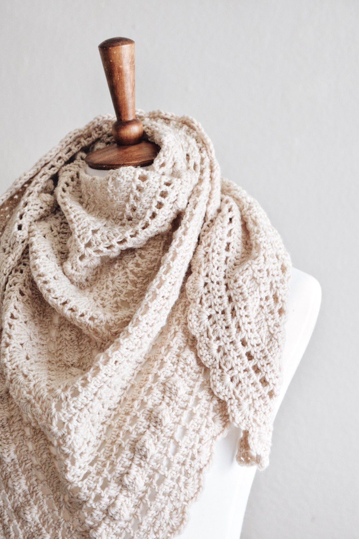 Bandana Triangle Scarf Crochet Pattern