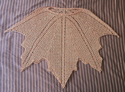 Maple Leaf Fall Poncho Crochet Pattern
