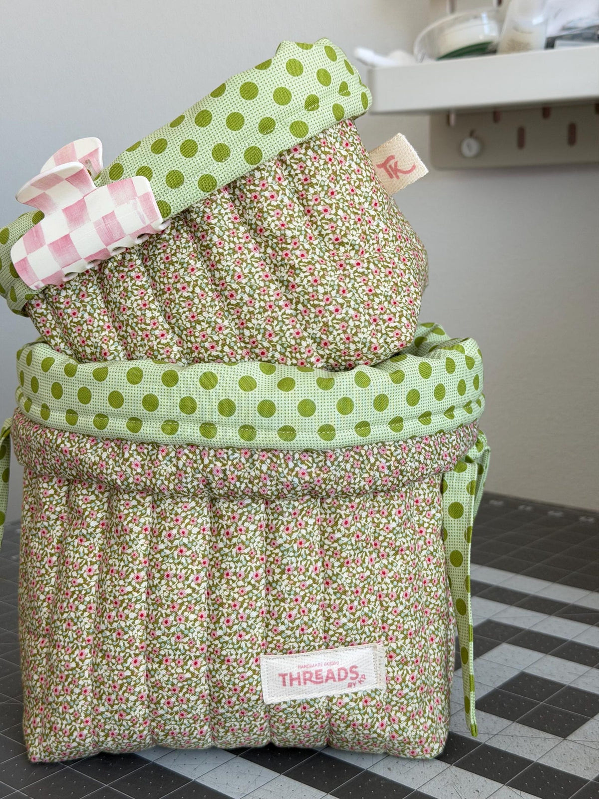 Vanity Bucket Sewing Pattern