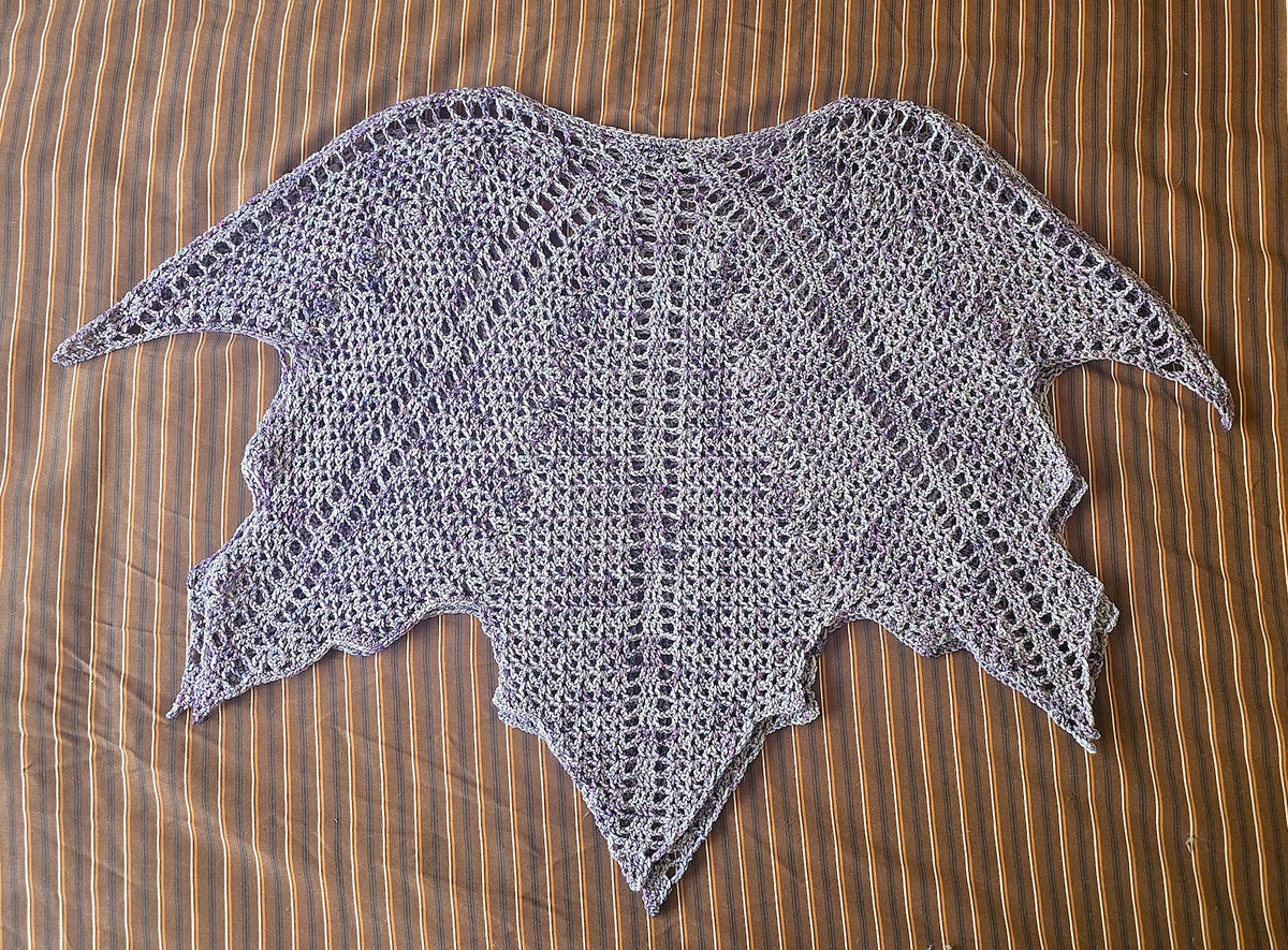 Maple Leaf Fall Poncho Crochet Pattern