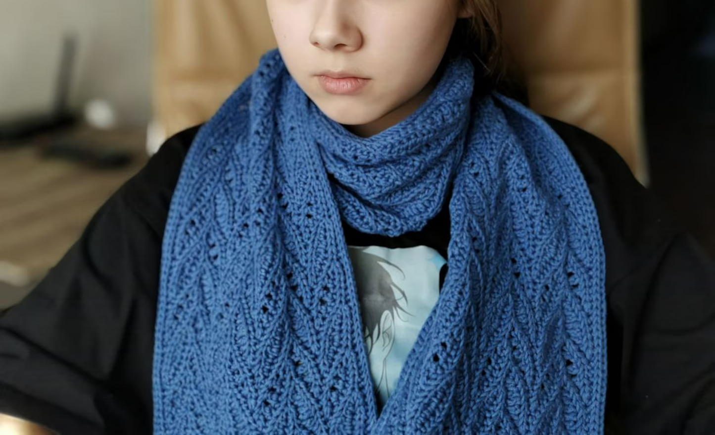 Slip Stitch Crochet Scarf Pattern