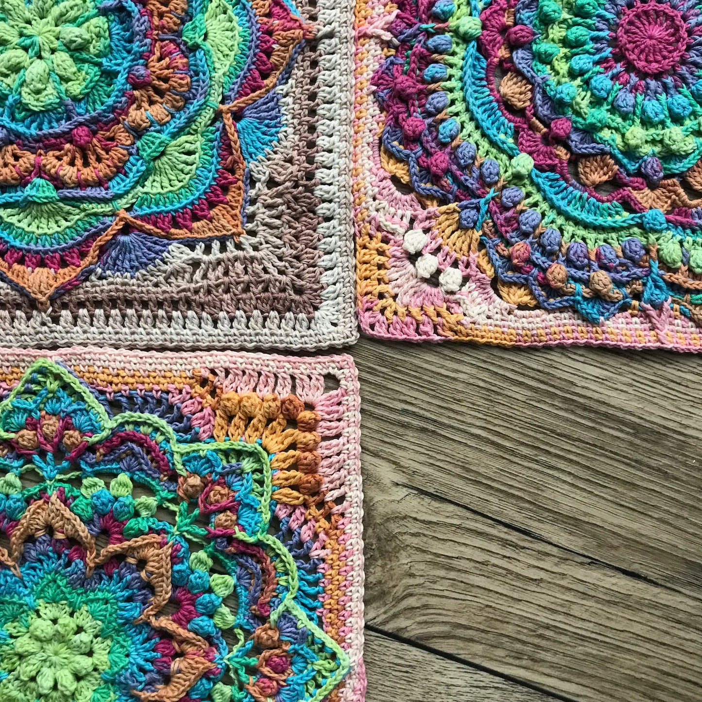 Squared Up Mandala Bundle Blanket Pattern