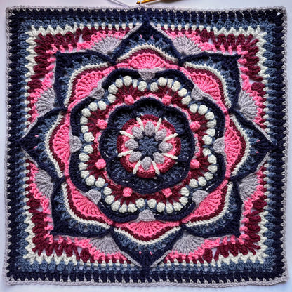 Squared Up Mandala Bundle Blanket Pattern