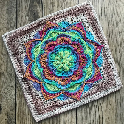 Squared Up Mandala Bundle Blanket Pattern