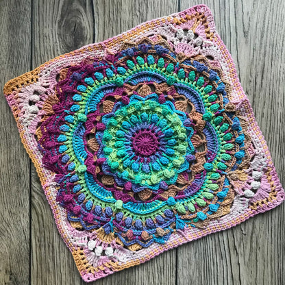 Squared Up Mandala Bundle Blanket Pattern