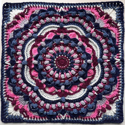 Squared Up Mandala Bundle Blanket Pattern