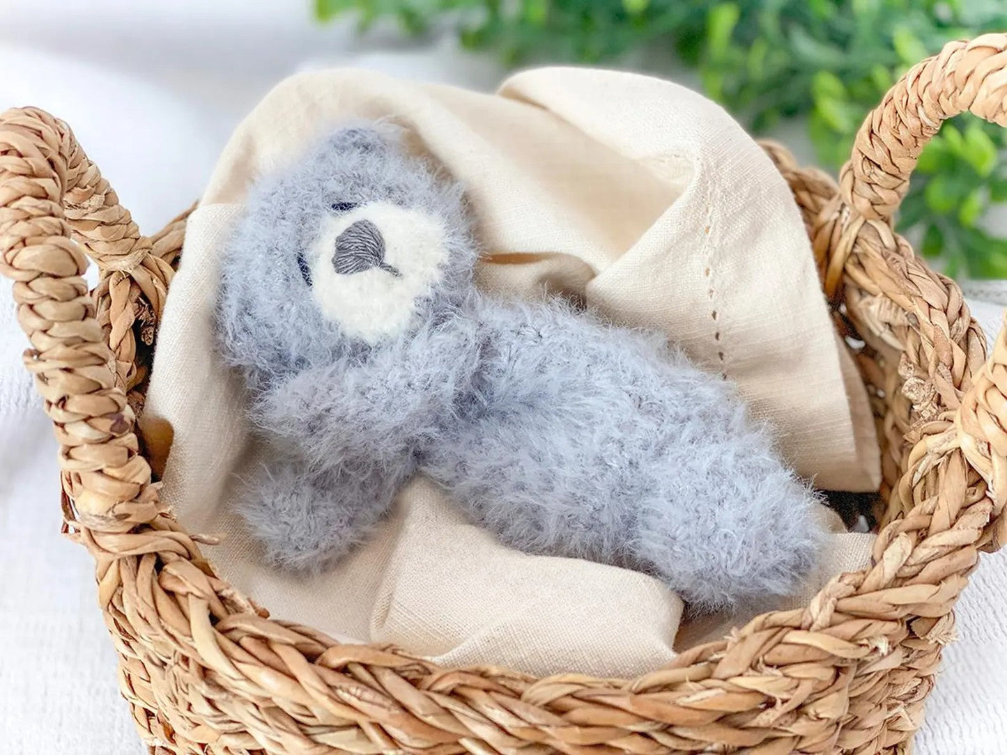 Teddy Bear Lovey Crochet Pattern