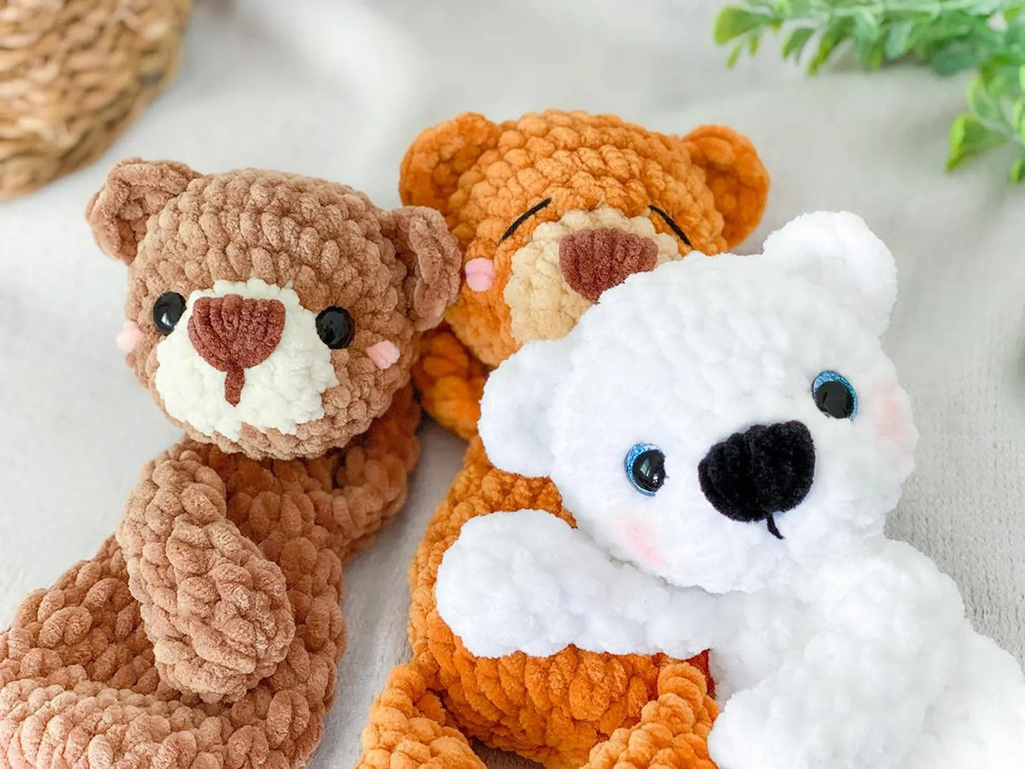 Teddy Bear Lovey Crochet Pattern