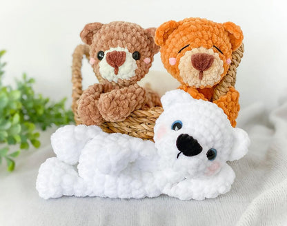 Teddy Bear Lovey Crochet Pattern