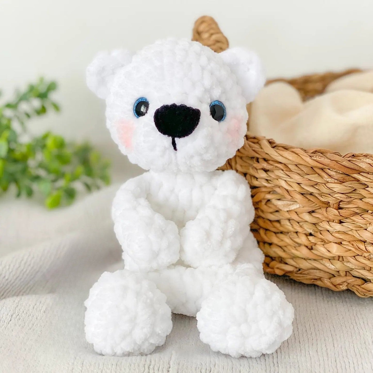 Teddy Bear Lovey Crochet Pattern