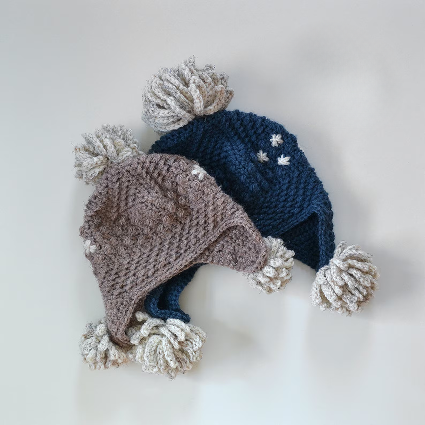 Winter Pompom Hat Crochet Pattern